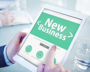 Digital Devices New Business Searching Startup Concept