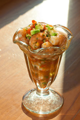 Mexican shrimp cocktail