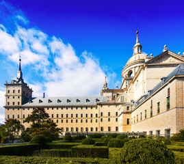 Fototapeta premium El Escorial. View of Royal Palace