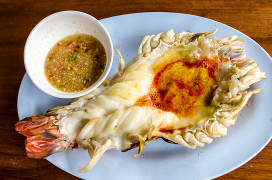 タイのロブスター エビ味噌和え