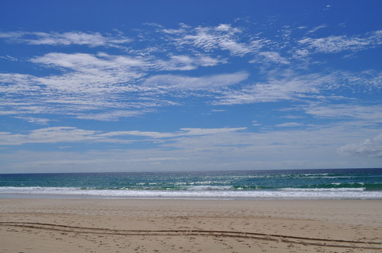 Beautiful seascape. Australia, Gold Coast, Queensland