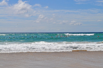 Australian iconic beach. Surfers Paradise, Gold Coast.