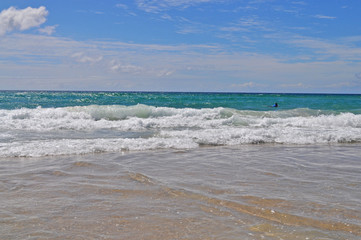 Australian iconic beach. Surfers Paradise, Gold Coast.