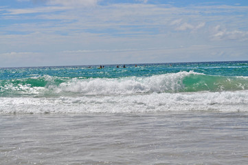 An Australian iconic beach. Gold Coast, Queensland.