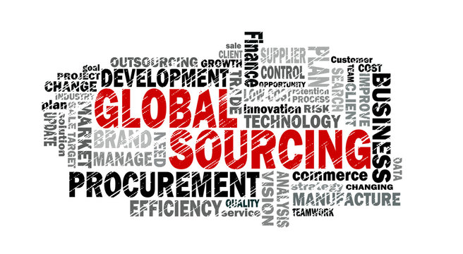 global sourcing word cloud