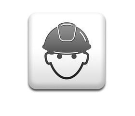 Boton cuadrado blanco obrero 3D