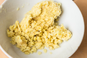 Husk of Ginger Roots after juice extracted