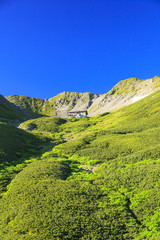 Southern Alps Mt. Senjougatake, Yamanashi, Japan