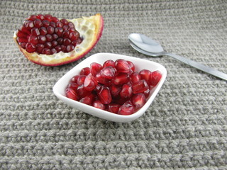 frische Granatapfelkerne