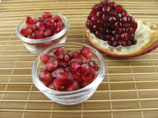 frische Granatapfelkerne