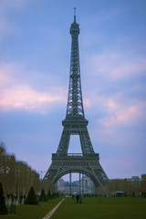 Fototapeta na wymiar Photo of the Eiffel Tower in Paris