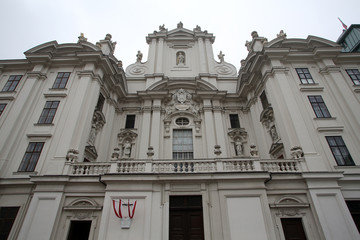 Fototapeta na wymiar Church of the nine choirs of angels in Vienna