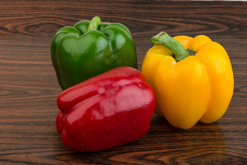 Fresh Bulgarian peppers