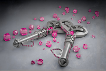Two love keys