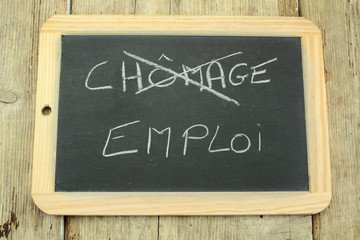 ardoise chômage emploi