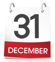 December 31st Calendar
