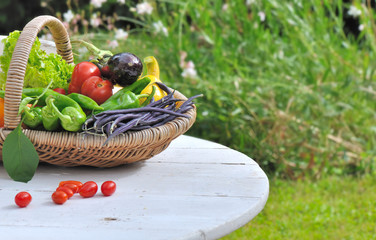 panier de légumes