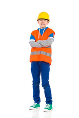 Little construction worker