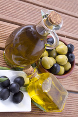 olives and oil