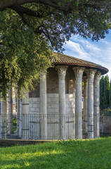 Fototapeta na wymiar Temple of Hercules Victor, Rome