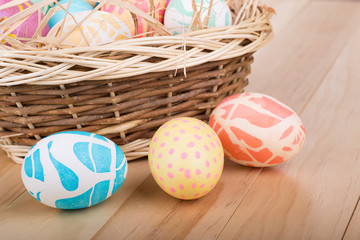 Easter Eggs and Basket