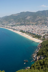 Fototapeta premium Alanya - the beach of Cleopatra .Turkey