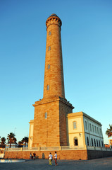 Fototapeta premium Faro de Chipiona, Costa de Cádiz, España