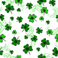 Seamless Background for Patrick's day