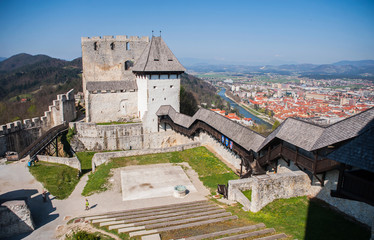 Celje castle, tourist attraction, Slovenia