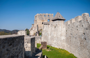 Fototapeta na wymiar Celje castle, tourist attraction, Slovenia
