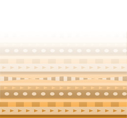Obraz premium ethnic pattern with shapes for background or design in vector