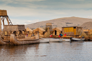 Puno, Titicaca lake