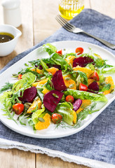 Orange with Beetroot salad