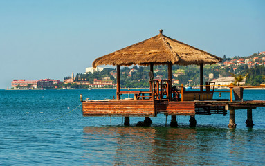 Town Portoroz, adriatic sea, Slovenia