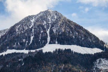 Bergmassiv in den Alpen