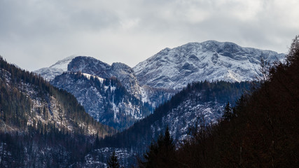 Bergmassiv in den Alpen