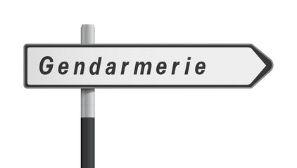 Panneau - Gendarmerie