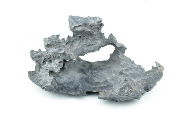 stone isolated on white background.