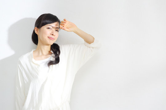 UVケア・若い女性