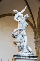 The Rape of the Sabine Women, signoria square, florence, italy