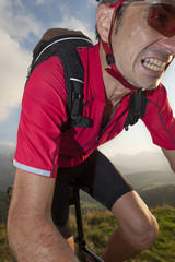 Fototapeta premium Athletes during extreme stress