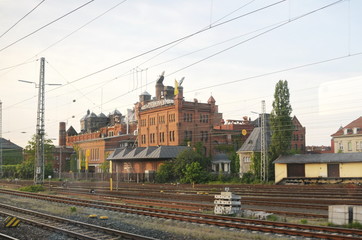 Fototapeta na wymiar Malzfabrik, Bamberg,