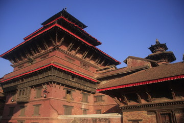Fototapeta na wymiar temples à Patan