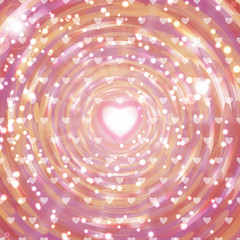 Background with hearts  for Valentine's Day