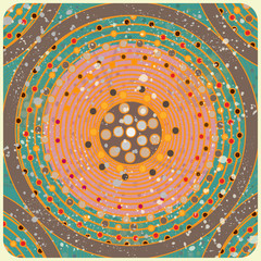 Circle ornament. Circle pattern background. Eps 10