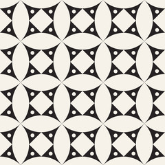 Vector seamless pattern. Repeating geometric tiles