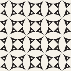Cotton fabric Vector seamless pattern. Repeating geometric tiles