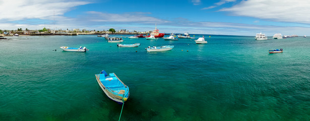 Marina in San Cristobal, Galapagos-Inseln, Ecuador
