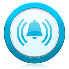 alarm icon alert sign bell symbol