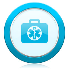 rescue kit icon emergency sign
